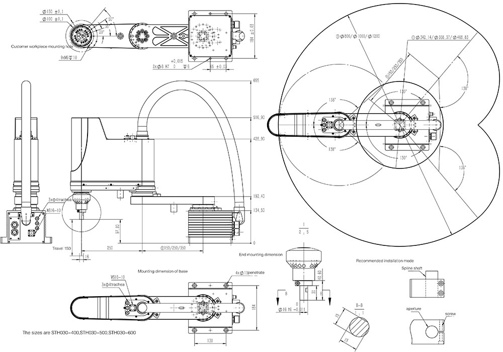 TR03 500STH STH030 500 esquema